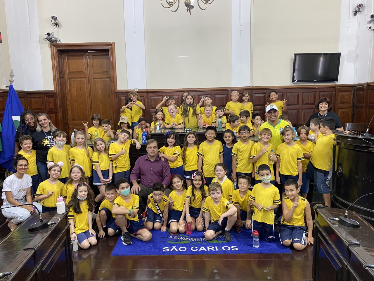 Visite a Câmara recebe alunos e alunas do Colégio Diocesano La Salle